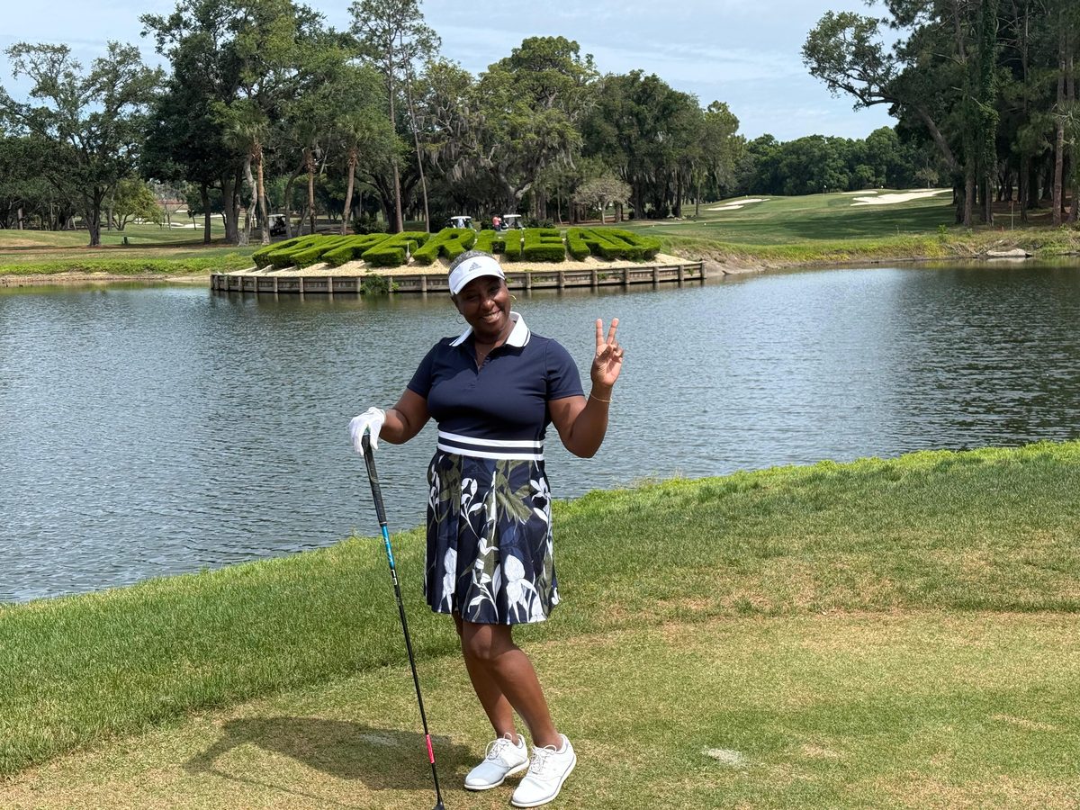 Joy on the golf course